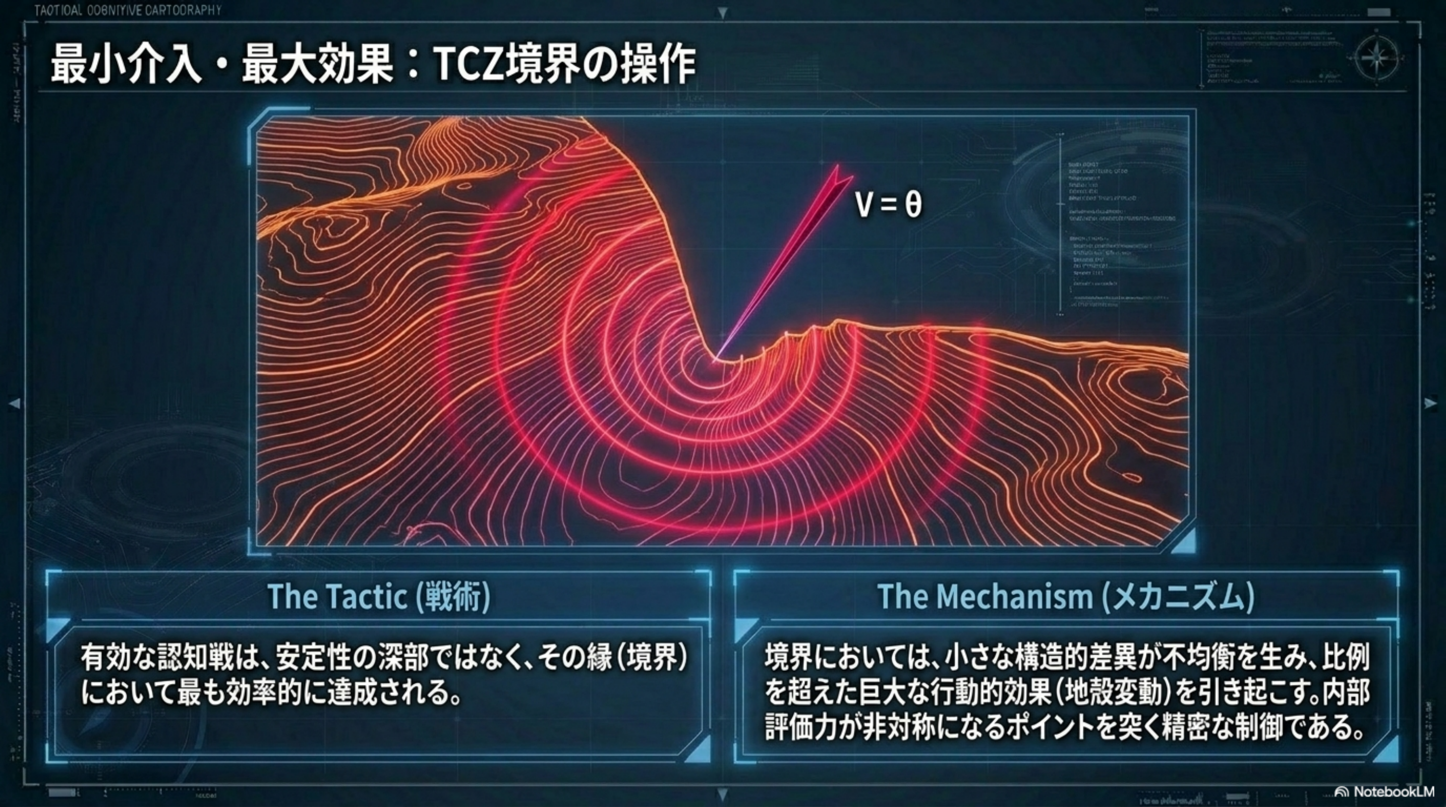最小介入・最大効果 TCZ境界の操作
