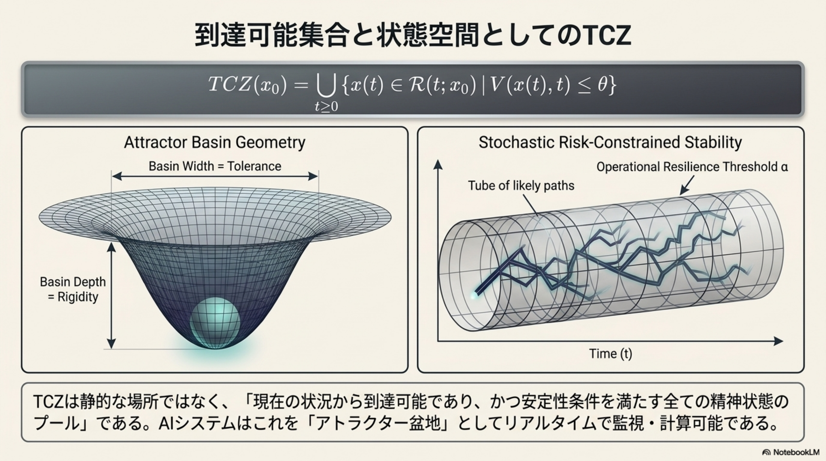 到達可能集合と状態空間としてのTCZ