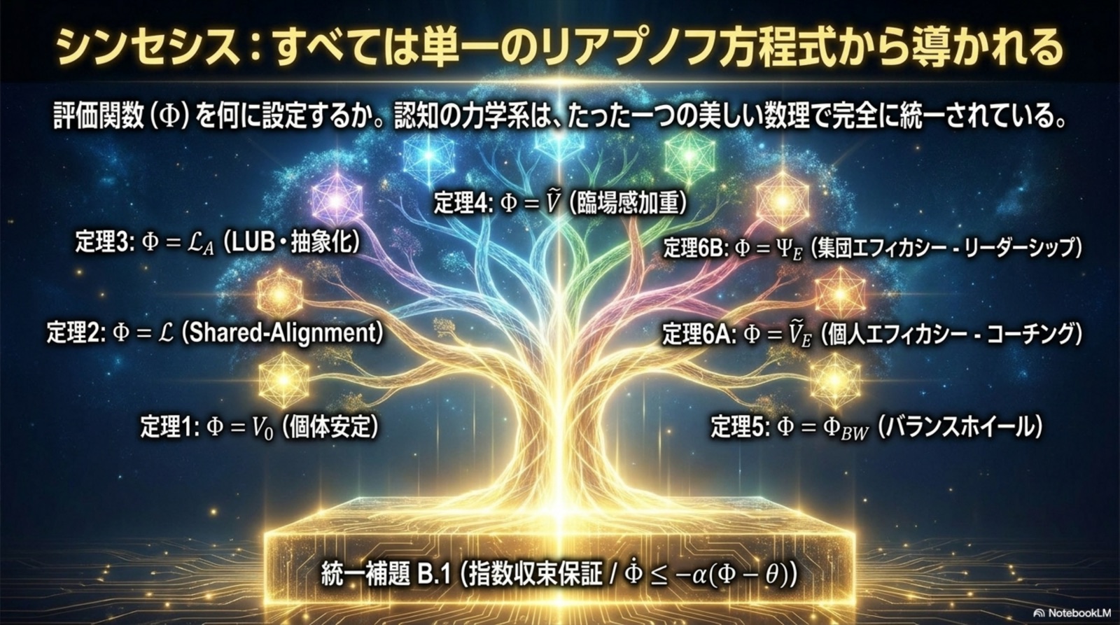 シンセシス すべては単一のリアプノフ方程式から